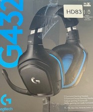 Logitech G432 Wired Gaming Headset 7.1 Surround Sound Headphones PRO Black