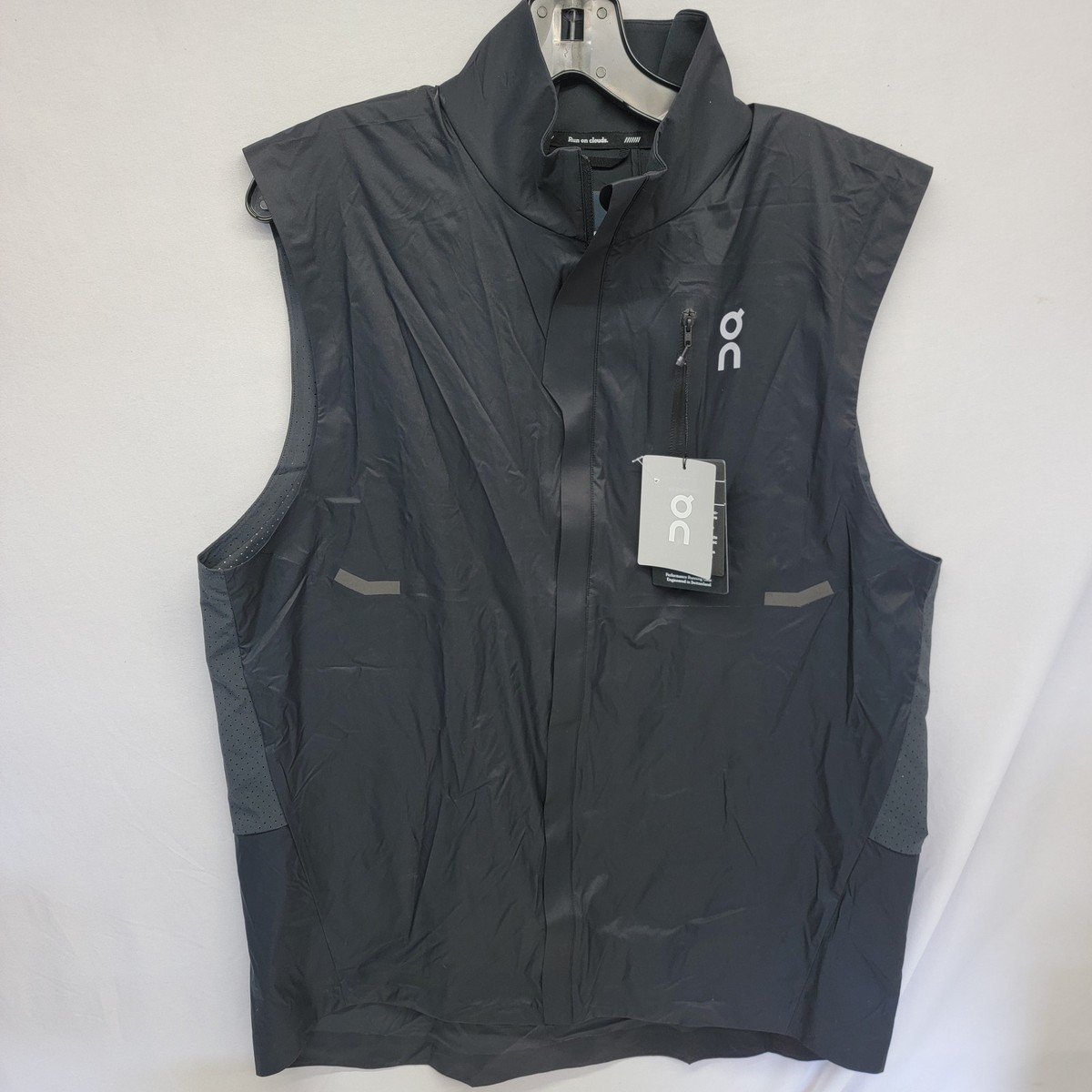 on weather vest Sサイズ ON Running Men's Weather Vest Lightweight Weatherproof