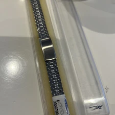 ZRC France stainless steel 14 MM tapered watch bracelet - new boxed  