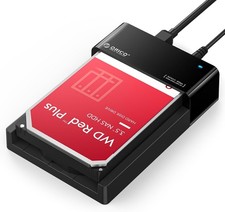External USB 3.0 to SATA Hard Drive Lay-Flat Docking Station for 2.5 or 3.5in