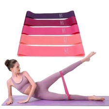 Portable Resistance Bands Workout Fitness Yoga Pilates Gym Strength Training Set