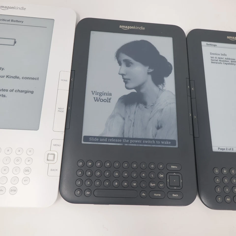 Amazon Kindle Ereader Joblot X3 Kindle 3 Kindle 2 Various Faults Untested - Image 3 of 4