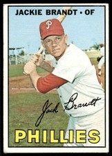 1967 Topps Jackie Brandt #142