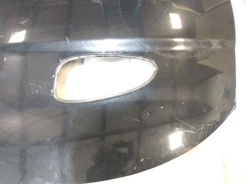 **AS IS** Jaguar XKR XK8 X100 Coupe Hood Bonnet Panel Black Fits 2000-2006 00 01 - Image 3 of 4