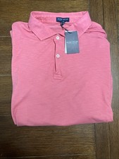 NWT Peter Millar Crown Crafted Pima Cotton Polo Golf Shirt Red Mens Sz XL 150