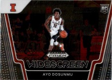 2021-22 Prizm Draft Picks Widescreen AYO DOSUNMU RC #9 NM-MT