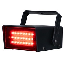 Mini LED Strobe Light Red Color with 24 Super Bright LEDs Variable Speed Cont...