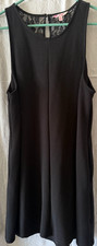 Candie’s Black Sleeveless Dress XL Lace Back Fit & Flare Skater Mini