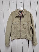 Tommy Jeans Corduroy Trucker Jacket Sz L flaw C87