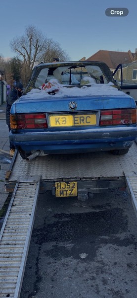 eBay - BMW E30 318 convertible Neon Blu...
