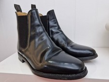 Loake Chelsea Boots Black Leather Gooodyear Welted Style 290B. Last 010F UK Size