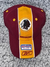 Vintage Washington Redskins Youth Reebok Adjustable Hat Burgundy Gold NFL NWT