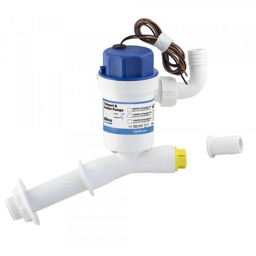 Albin Group Twinport Aerator Pump - 1100 GPH - 12V main image 0