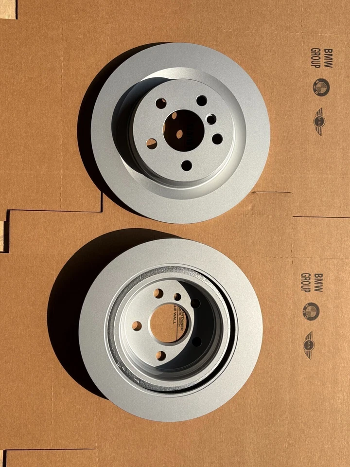 Fits 2016-2022 BMW X1 X2 REAR Disc Brake Rotors Ceramic Pads OEM 34216799369 - Image 2 of 4