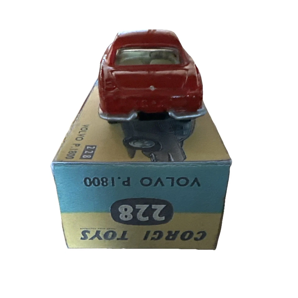 CORGI 228 VOLVO P.1800, featuring a striking high gloss red finish. - Image 4 of 4