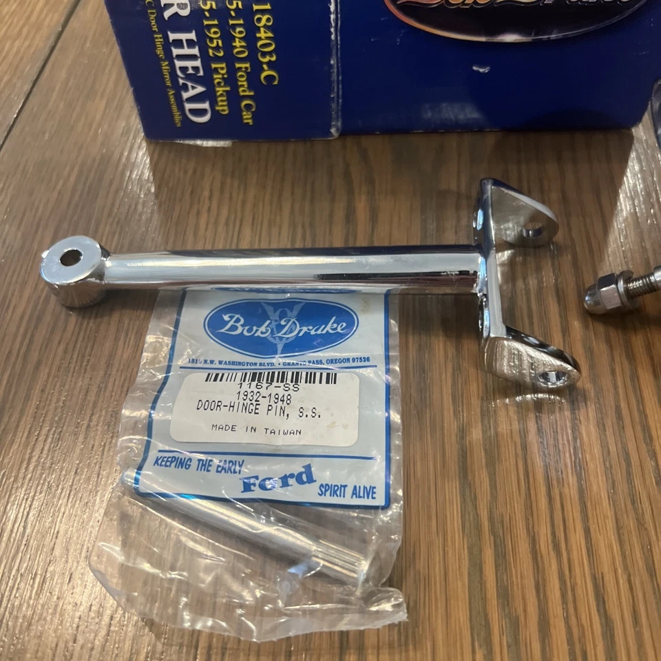 Kit de espejos laterales Bob Drake - Se adapta a autos Ford 1935-1940, camionetas Ford 1935-1937. Foto 2 de 4