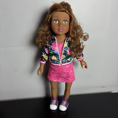 JOURNEY GIRLS Alana 18'' Brazilian Girl Doll Curly Hair Just Play LLC 2021