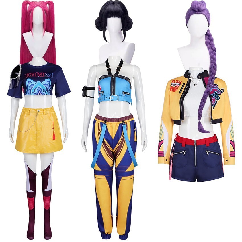 KPop Cazadores de Demonios Disfraz Disfraz Vestido Elegante Adulto Niños Fiesta Rumi Halloween