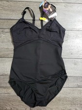 Maidenform DMS097 Women's Lace Tame Your Tummy Bodysuit Sz 2XL