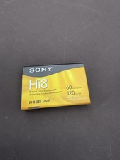 Sony 8mm Digital8 Hi8 Blank Tape 120 min, New Sealed Cassette For Camcorder