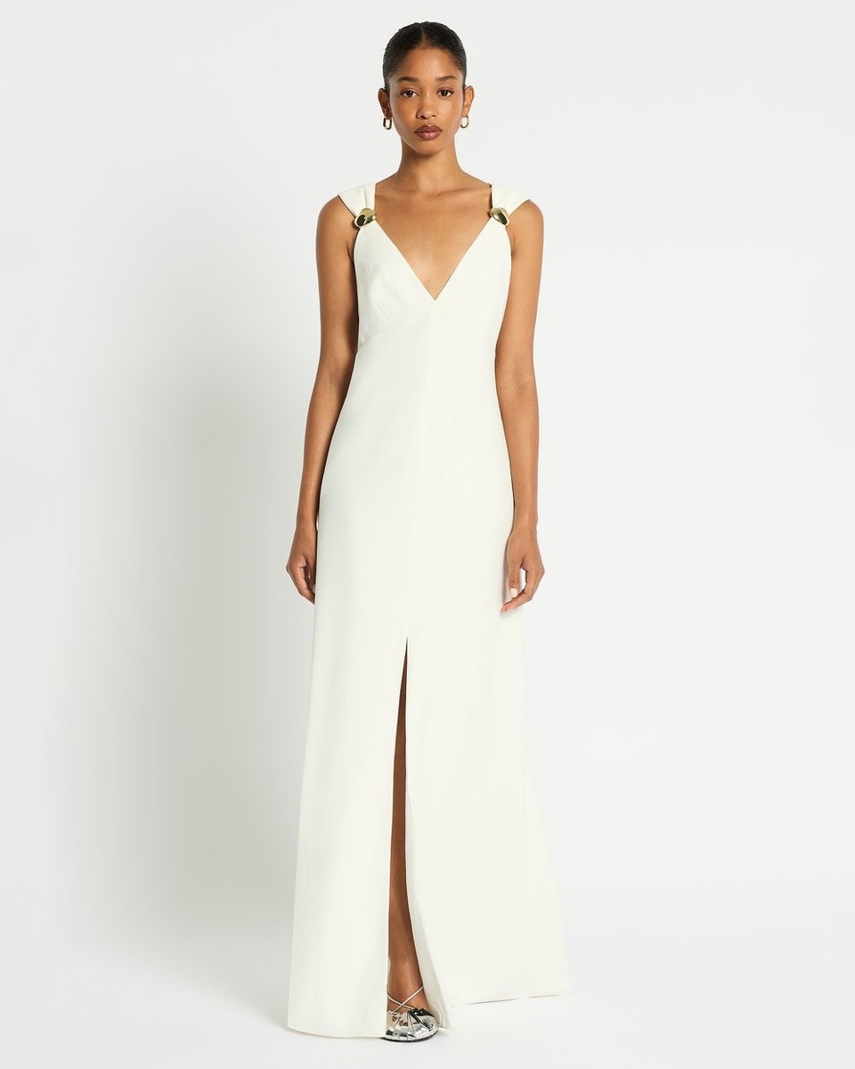 knee length dresses for ladies Around the Moon Maxi Dress  Eastend Wardrobe