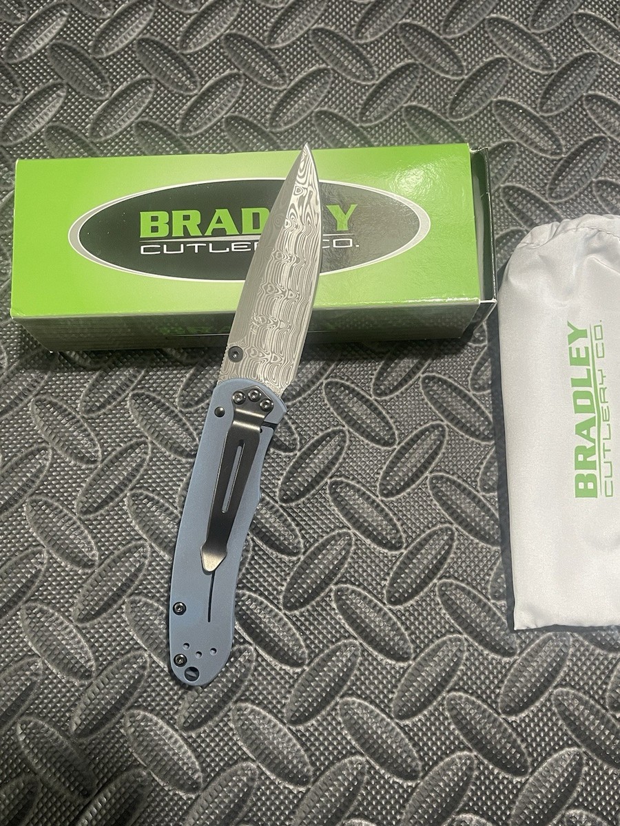 Bradley Cutlery Knives - Alias II - Blue Titanium Scales w/ a