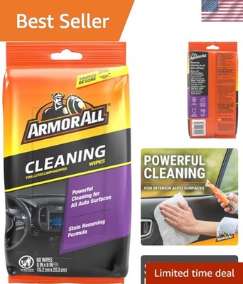 Car Interior Cleaner Wipes, Interior Cleaning Wipes for Cars, Trucks, Motorcy...
