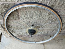 VINTAGE ALEX 36H QR ALLOY 700c RETRO ROAD BIKE REAR WHEEL 7 SP SHIMANO CASSETTE