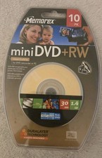 Memorex Mini DVD RW 10-Pack NEW