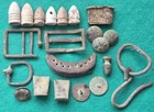 EXCAVATED CIVIL WAR RELICS RECOVERED FROM LOOKOUT MOUNTAIN, TN