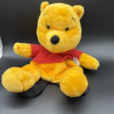 Walt Disney Winnie The Pooh Plush Backpack / Hugger Bag. Excellent Cond
