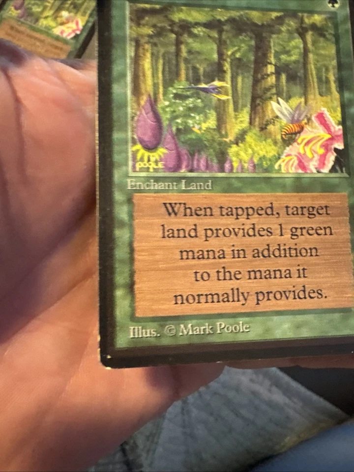 Magic The Gathering: Alpha Wild Growth MTG Alpha Nice Piece Vintage - Image 3 of 4