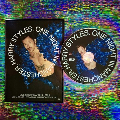 HARRY STYLES ONE NIGHT IN MANCHESTER Live  Co-op Arena DVD 3/6/26 Dance No More