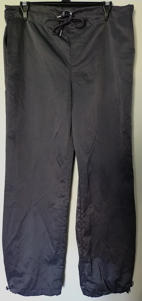 Princess Polly Size 10- 12 Black Parachute Toggle Joggers Pants Retro Y2K 90's