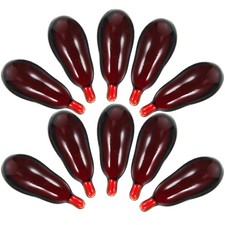 Happyyami Fake Blood Capsules 30 Pack Dark Red Plastic  realistic bleeding f...