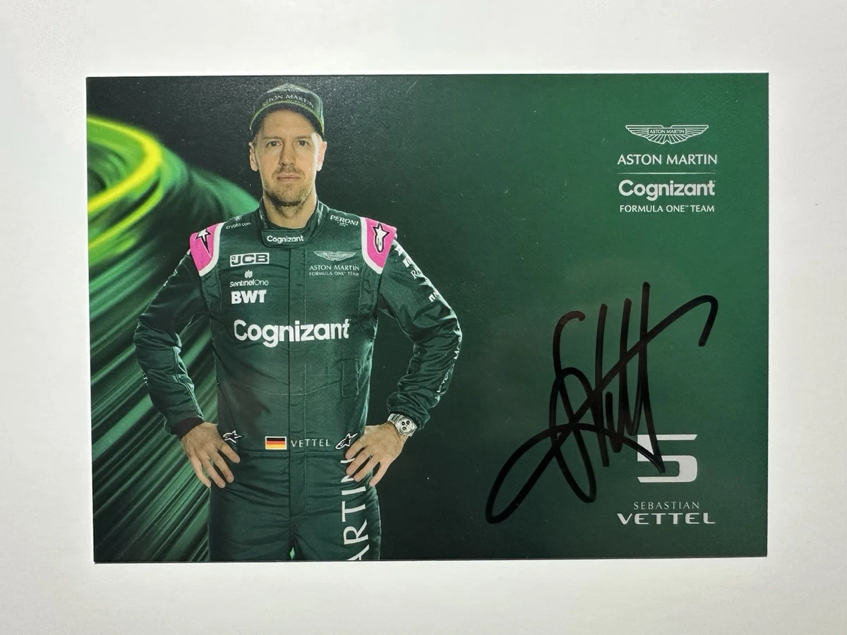 Sebastian Vettel Formula 1 Original Autographed Items for sale | eBay