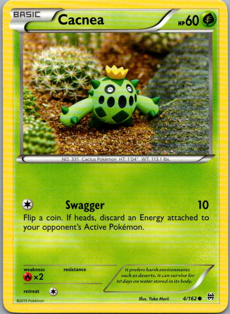 Cacnea 4/162 Common BREAKthrough Pokemon Lightly Played