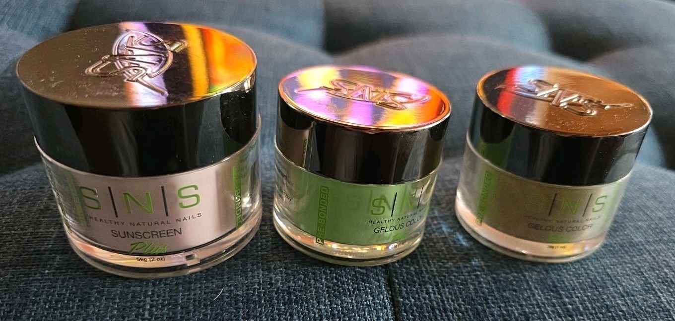 SNS DIPPING POWDER Nutri-Plus Natural Size: 1 Oz/28g Lot Of 34 New Without Boxes