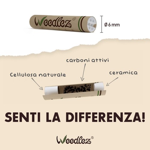 500 Filtri - Weedlez Smart Filter - Big Flow 7mm - Filtri ai carboni attivi - Zdjęcie 5 z 7