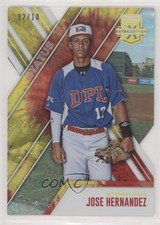 2017 Panini Elite Extra Edition Status Tie-Dye Die-Cut 2/10 Jose Hernandez y0i