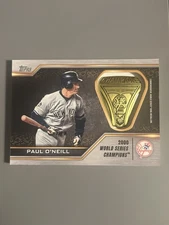 PAUL O’NEILL - WORLD SERIES RING RELIC - 2021 TOPPS SERIES 2 - WSR-PO