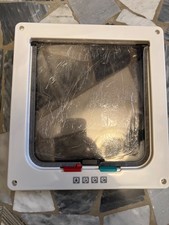 Gattaiola Porta Basculante per Gatti e Cani, Entrata e Uscita Controllabile