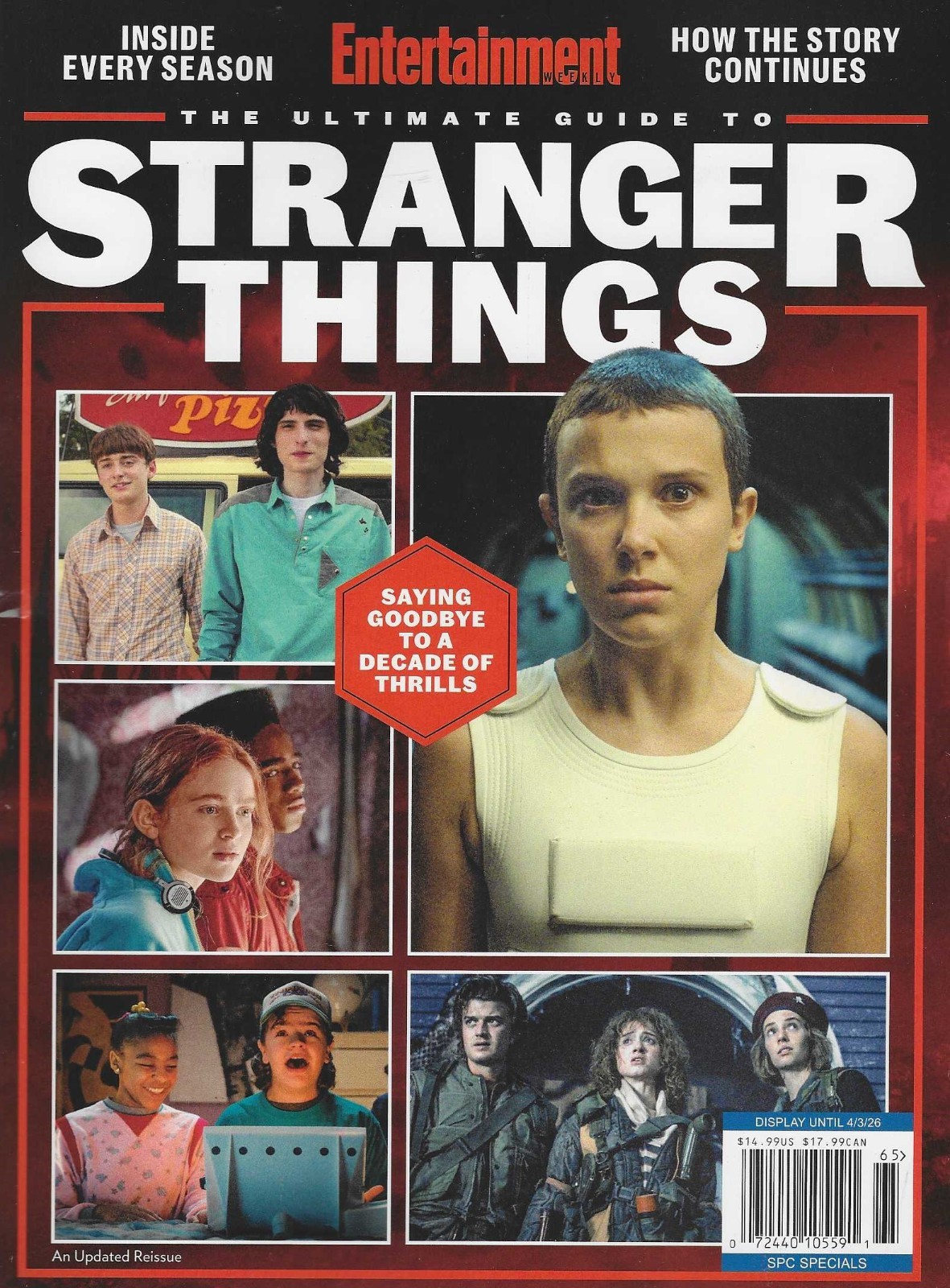 Entertainment Weekly Magazine Stranger Things 2026