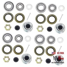 4 Sets 25580 14125A Trailer Hub Bearings Kit, 4 Set 25580 14125A Bearing Kit