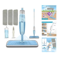 Efficient 410ML Spray Mop for Hardwood & Ceramic Floors - Lightweight with Pads
