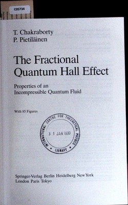 The fractional quantum hall effect. Properties of an incompressible quantum flui