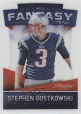 2014 Panini Prestige All Fantasy Team Stephen Gostkowski #12 0a2