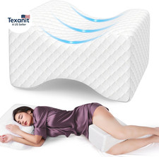 Memory Foam Knee Pillow for Side Sleepers, Support Leg Pillow for Side Sleeping,