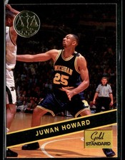 #7 Juwan Howard 1994 Signature Rookies Gold Standard RC Basketball Card 3801G