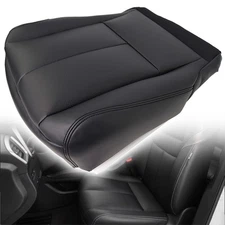 Driver Bottom Perforated Leather Seat Cover Black For Nissan Murano 2015-2023